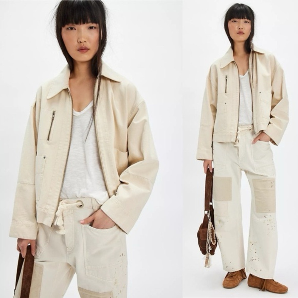 We The Free Sally Solid Canvas Jacket - image 4